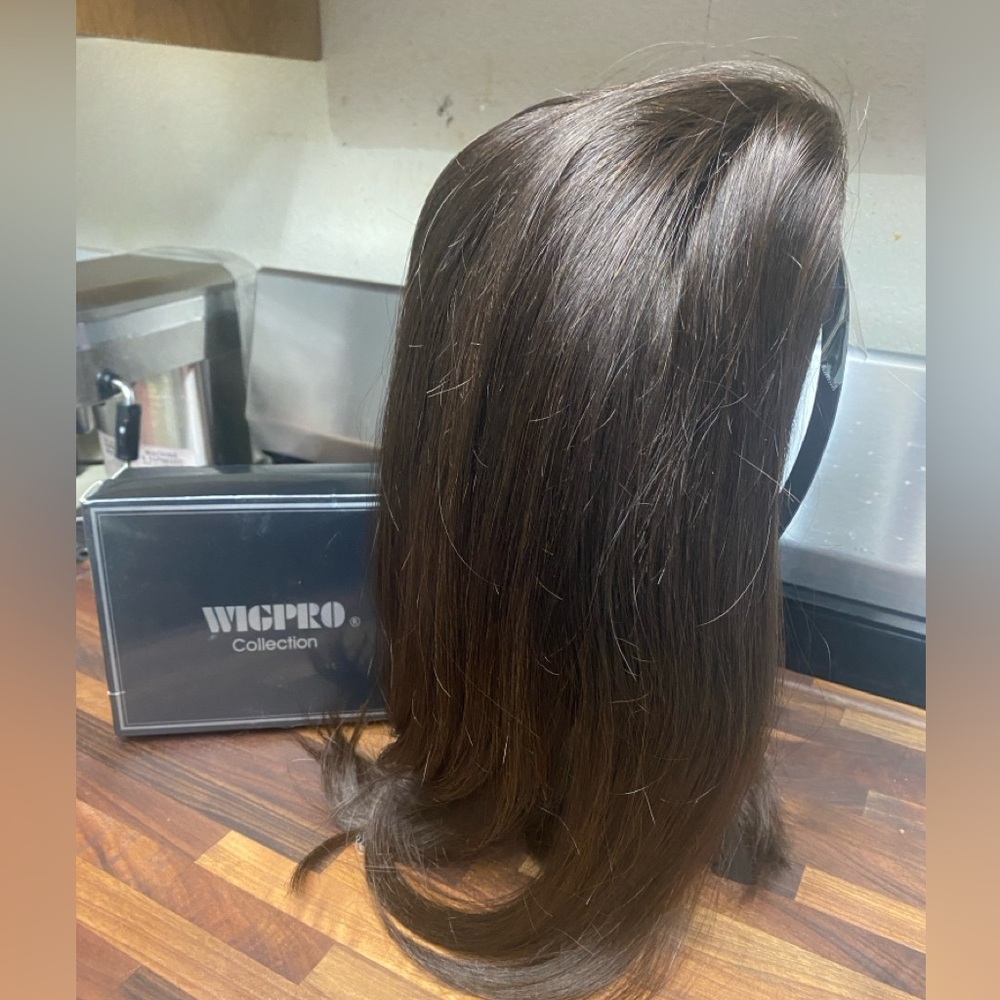 Hair Integration Fall Topper by WIGPRO 300A - Hand Tied Human Hair - Picture 3 of 8